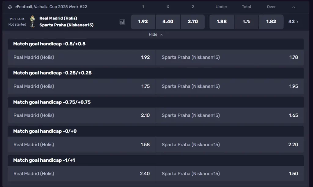 eFootball Matches